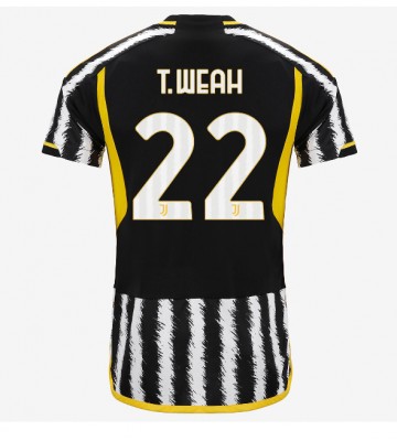 Juventus Timothy Weah #22 Replica Home Stadium Shirt 2023-24 Short Sleeve